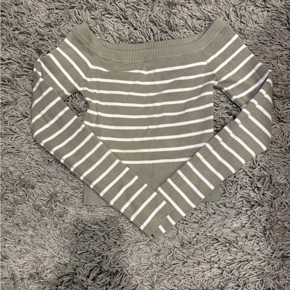 Garage Olive Green Sweater